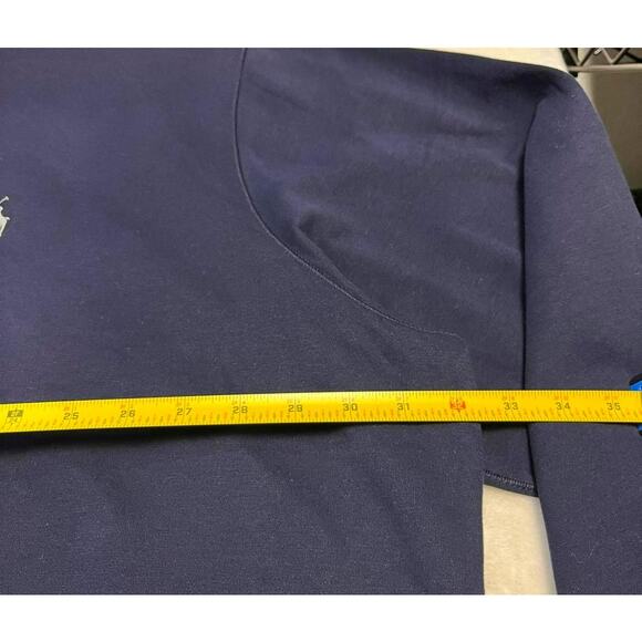 NWT Ralph Lauren Polo Pullover Men's 4XLT Dark Blue 1/4 Zip Soft Stretch Sweater - Picture 4 of 10